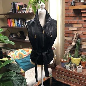 Vintage Siena Studio Bad Girl Leather Vest